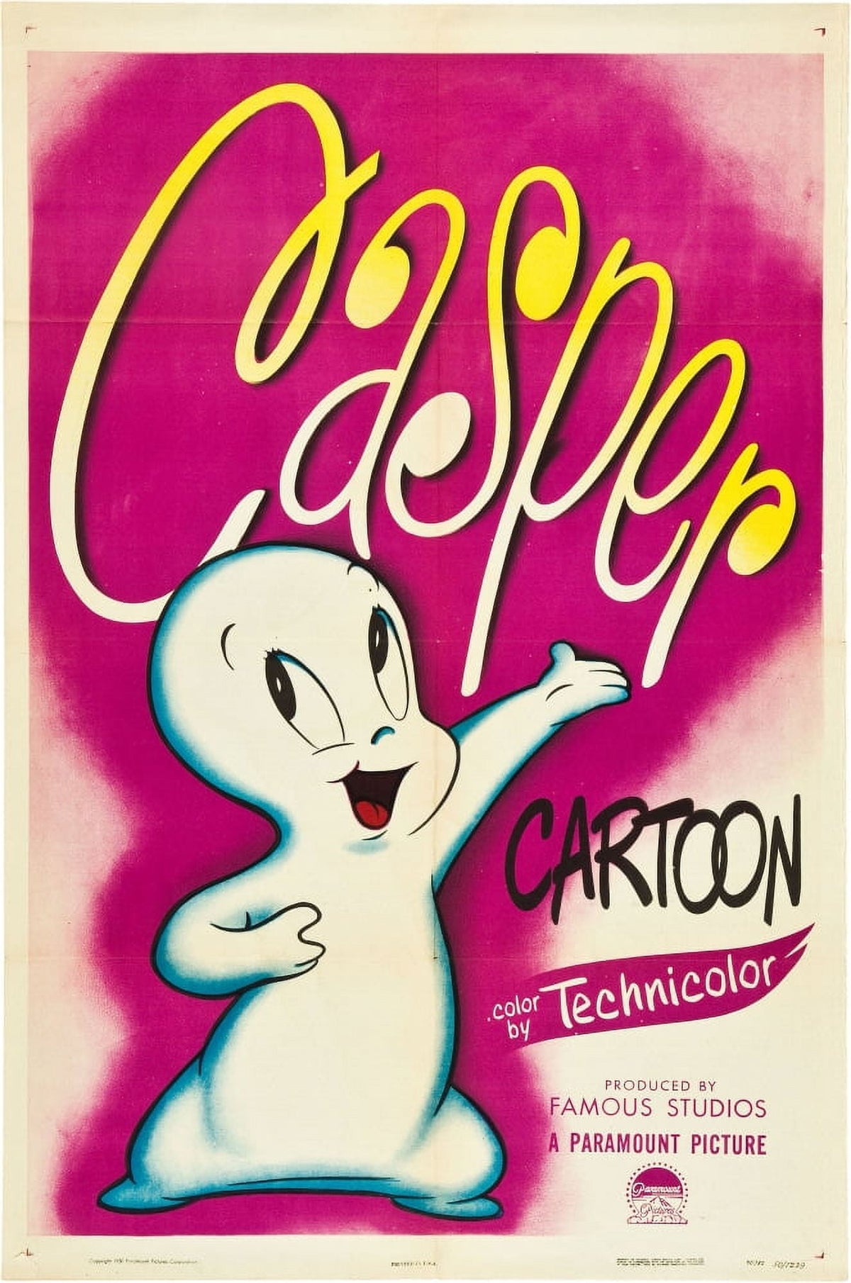 Casper The Friendly Ghost 1945 Movie Poster Masterprint 11x17