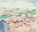 Banyuls-sur-Mer Village Ensemble Poster Print by Owen Merton