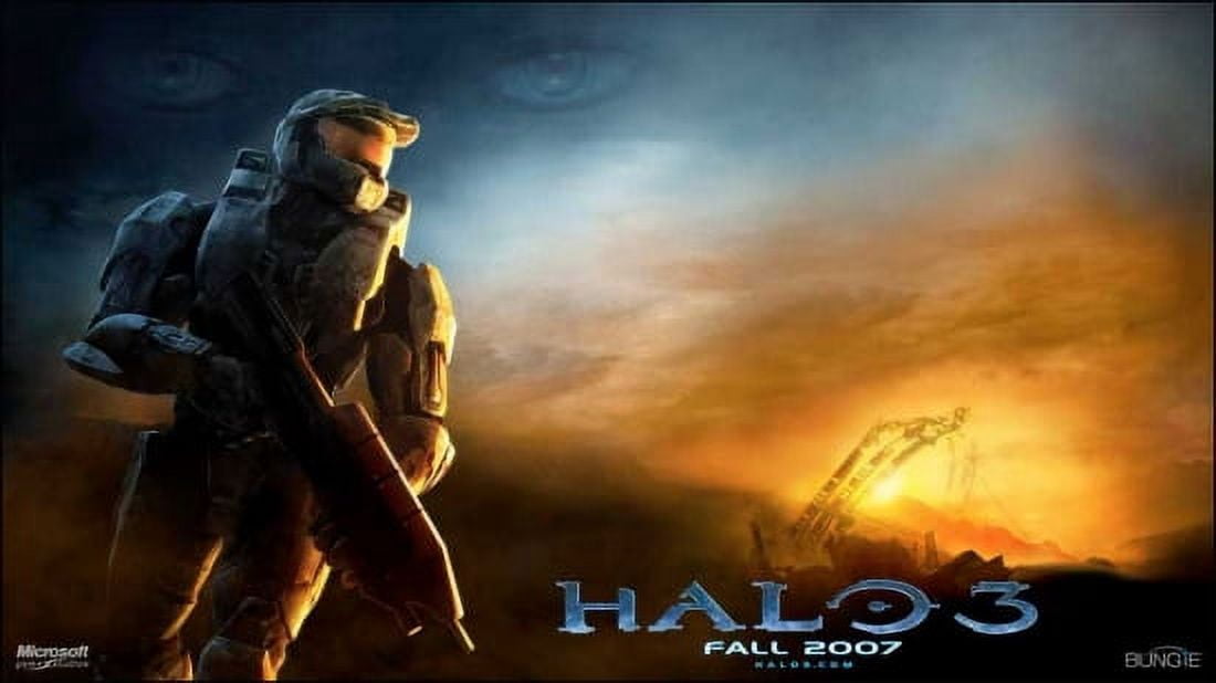 Halo 3 Movie Poster in 11x17 size featuring iconic game imagery.