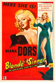 Yield To The Night 1956 movie poster featuring Diana Dors.