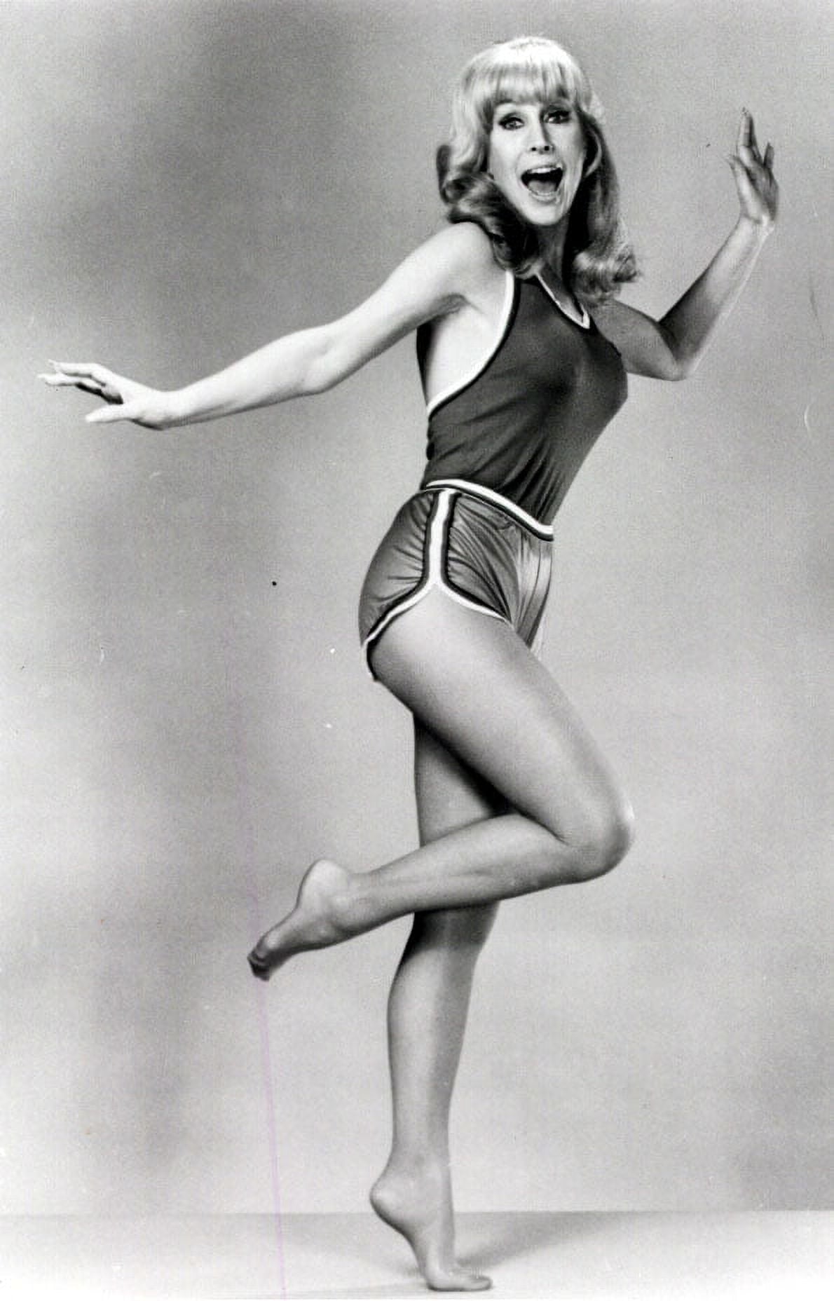 Barbara Eden Foot Up Photo Print, available in multiple sizes.