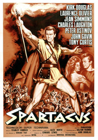 Spartacus 1960 Movie Poster Art Print by Kirk Douglas