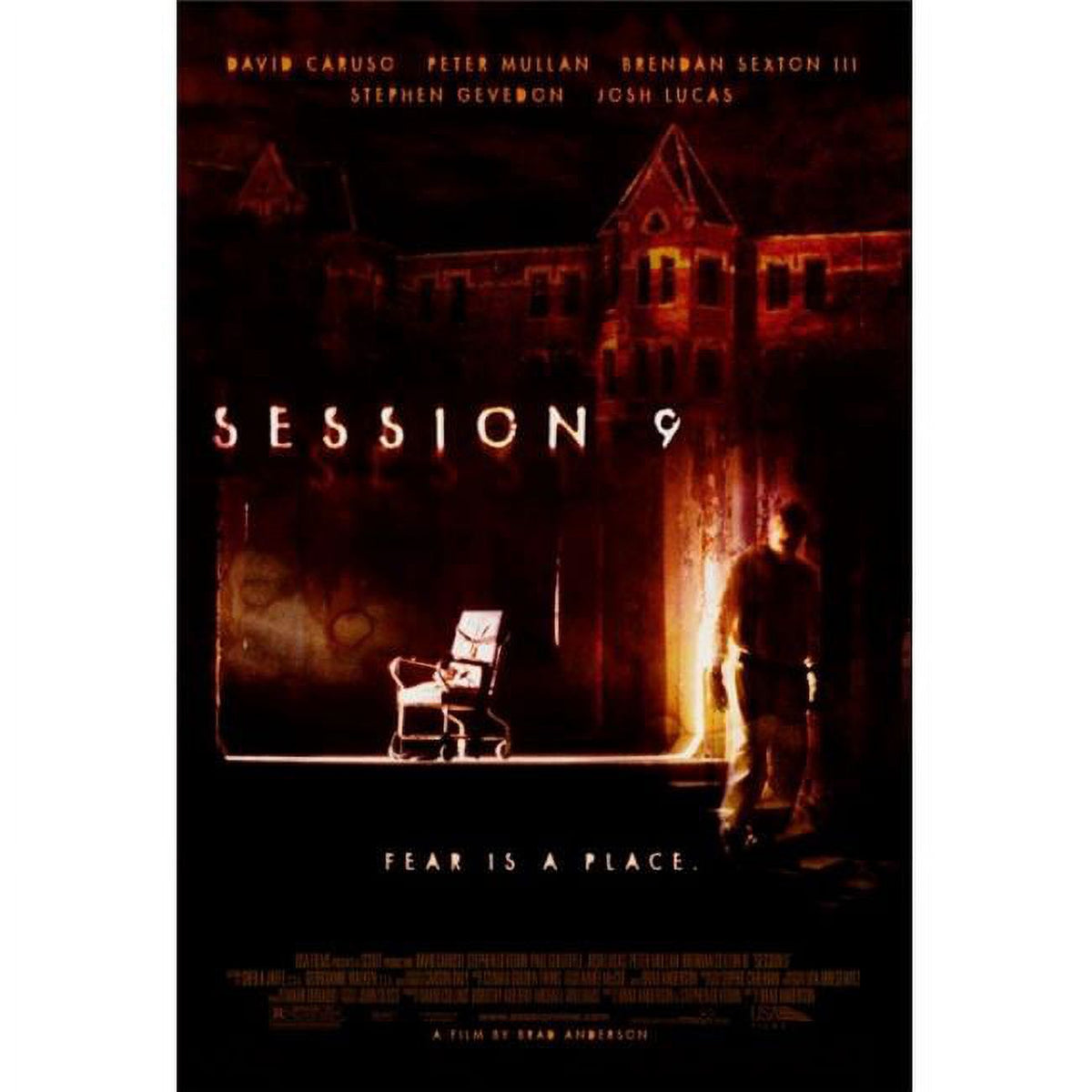 Session 9 Movie Poster Print - 27x40 size, horror film decor.