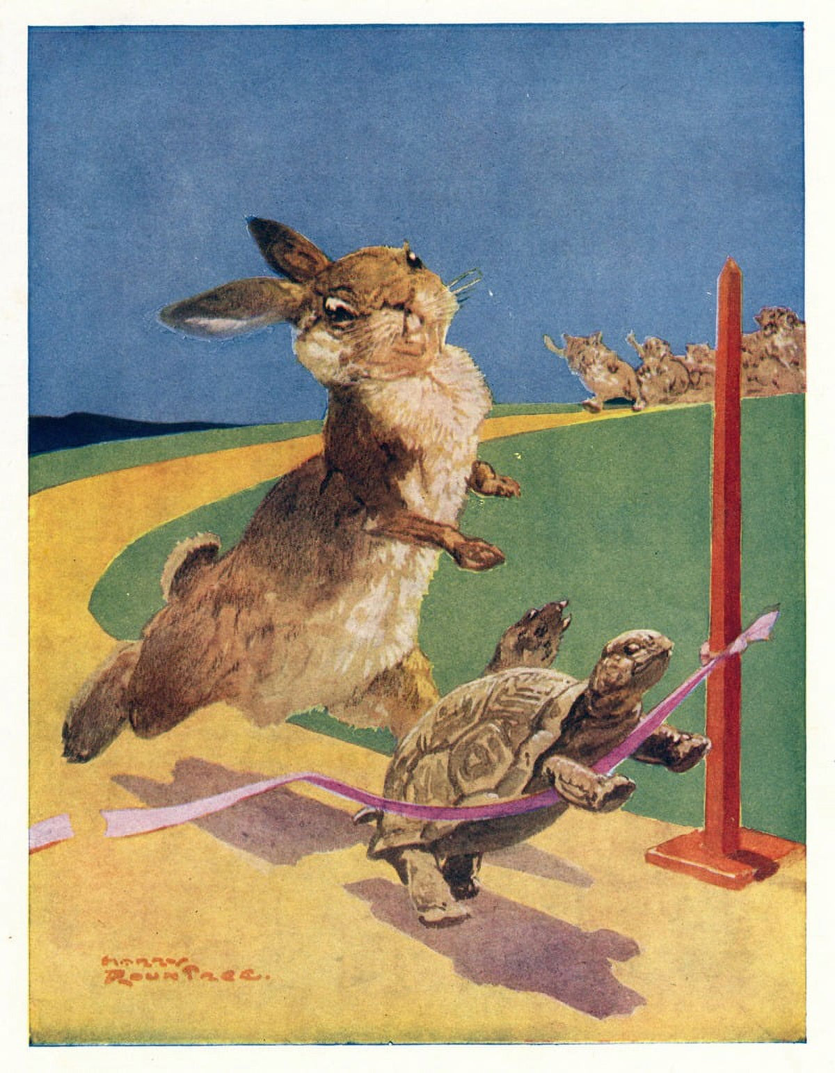 Slow and Steady Wins the Race Poster Print by Harry Rountree