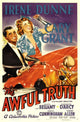 The Awful Truth movie poster print featuring Cary Grant and Irene Dunne