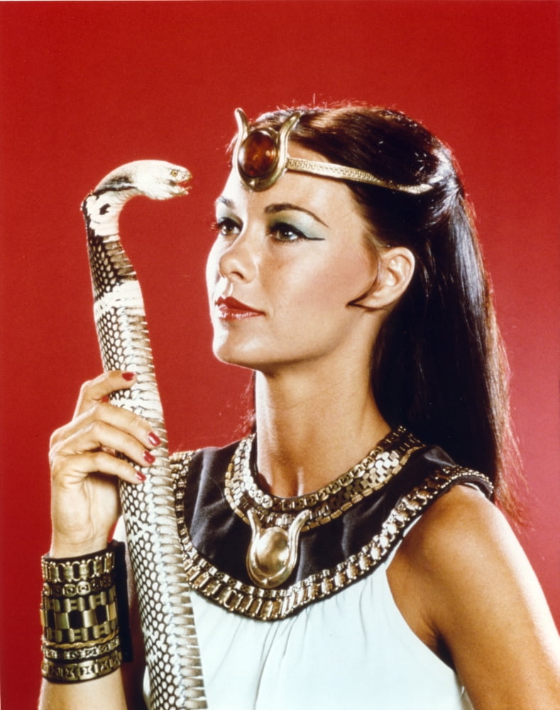 Isis in Egyptian Attire with Snake Cane Photo Print