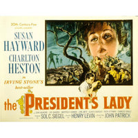 The President's Lady movie poster print featuring Charlton Heston and Susan Hayward
