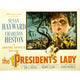 The President's Lady movie poster print featuring Charlton Heston and Susan Hayward