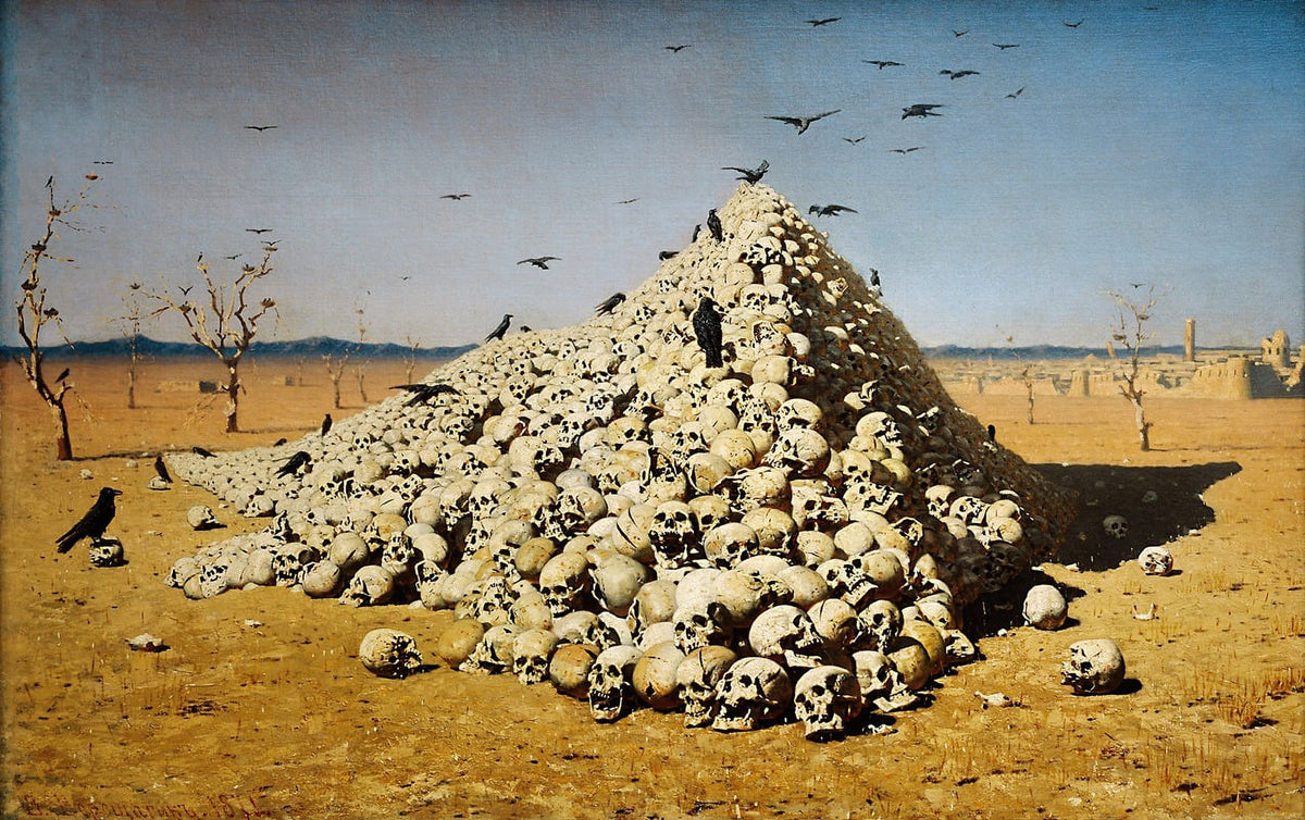 The Apotheosis of War art print by Vasily Vereshchagin, available in multiple sizes.