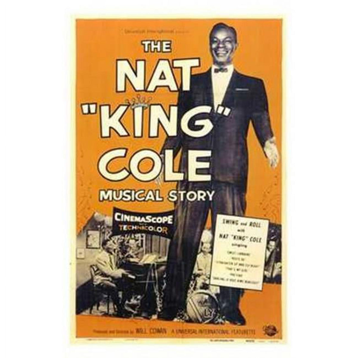 The Nat King Cole Musical Story Movie Poster 11x17