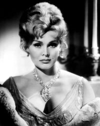 Zsa Gabor vintage photo poster print from the early 1960s.