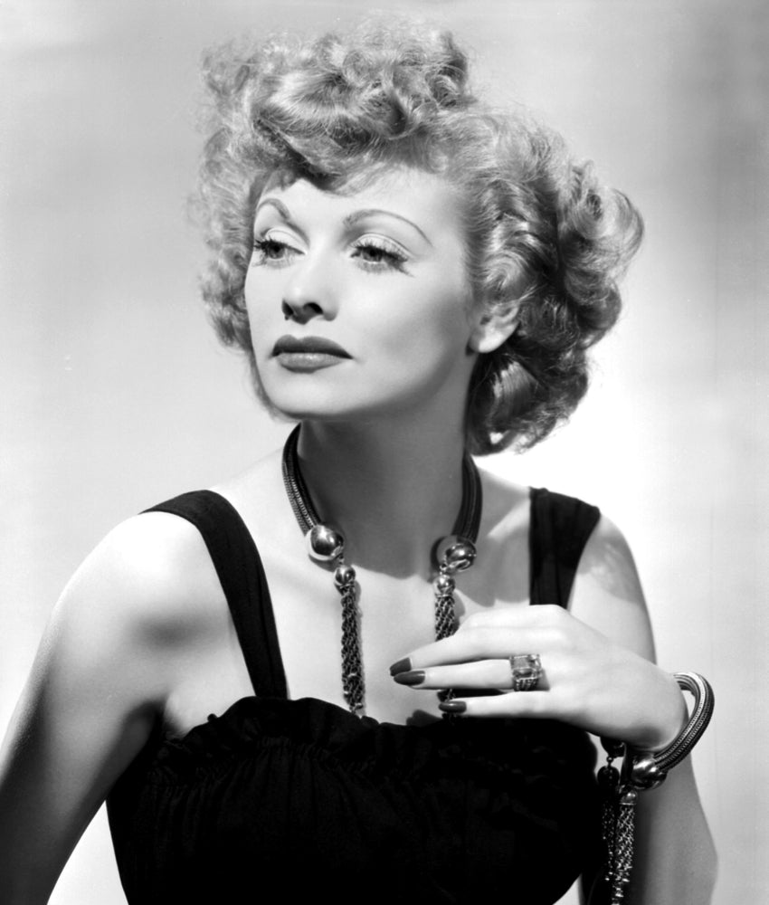 Vintage Lucille Ball photo print from the late 1940s, available in multiple sizes.