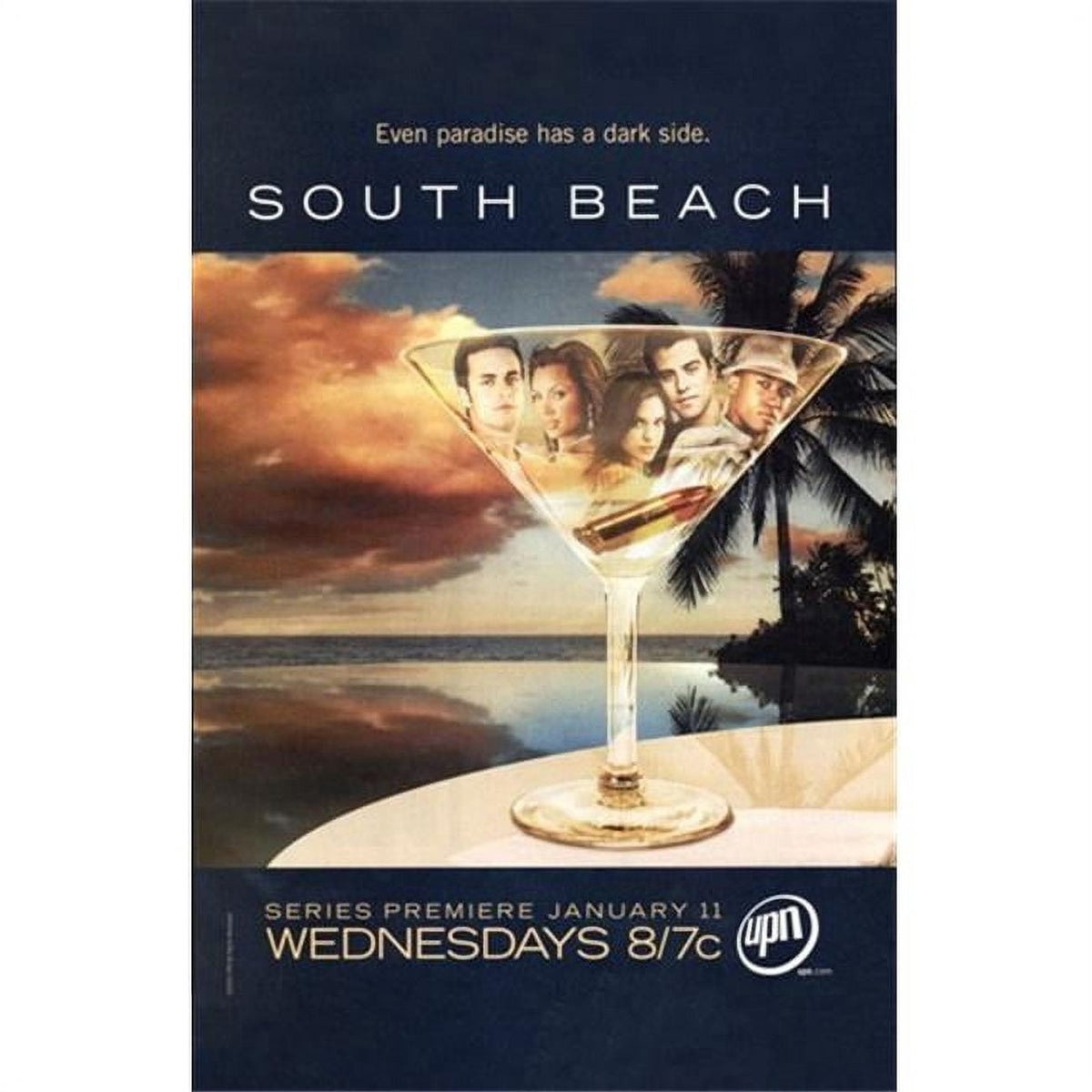 South Beach Movie Poster showcasing vibrant coastal scenery