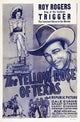 The Yellow Rose Of Texas movie masterprint poster featuring Dale Evans and Roy Rogers, size 11x17.