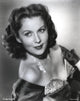 Rhonda Fleming smiling in dress photo print, vintage Hollywood art.