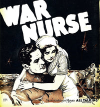 War Nurse movie poster featuring Robert Montgomery and Anita Page, 1930 film art print.