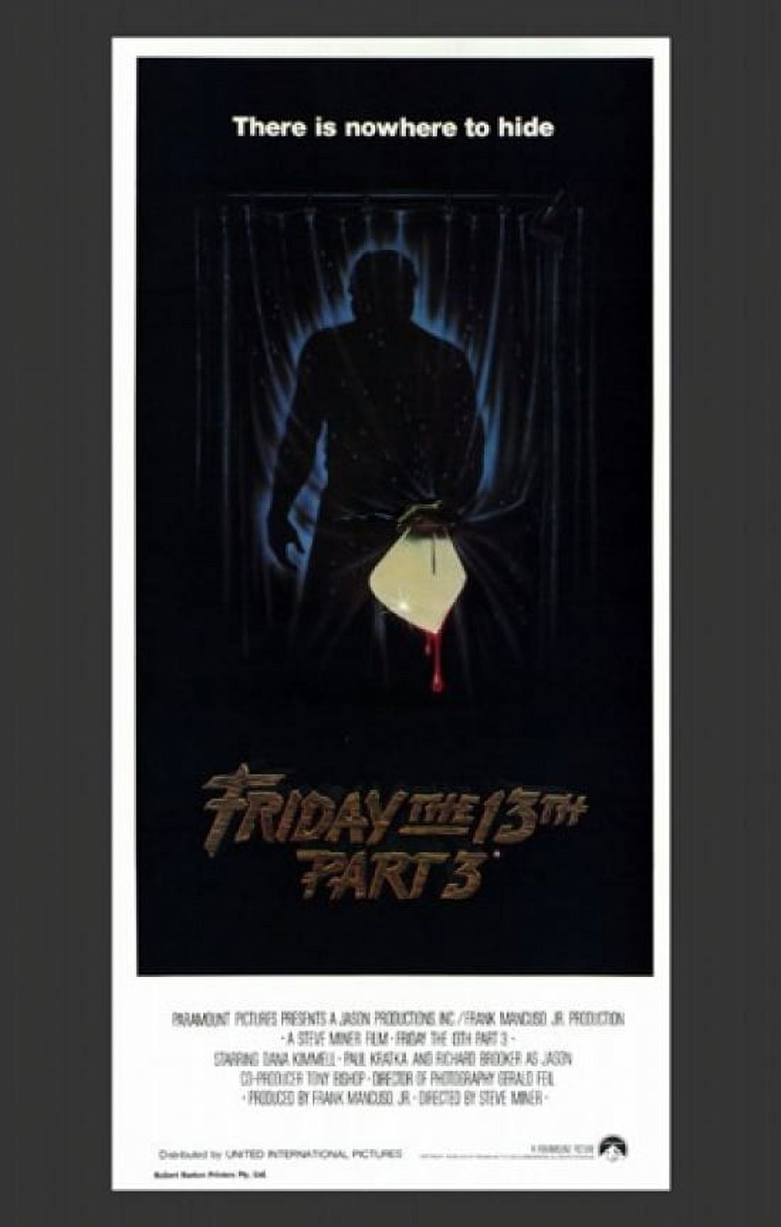 Friday the 13th Part 3 Movie Poster 11x17 inches