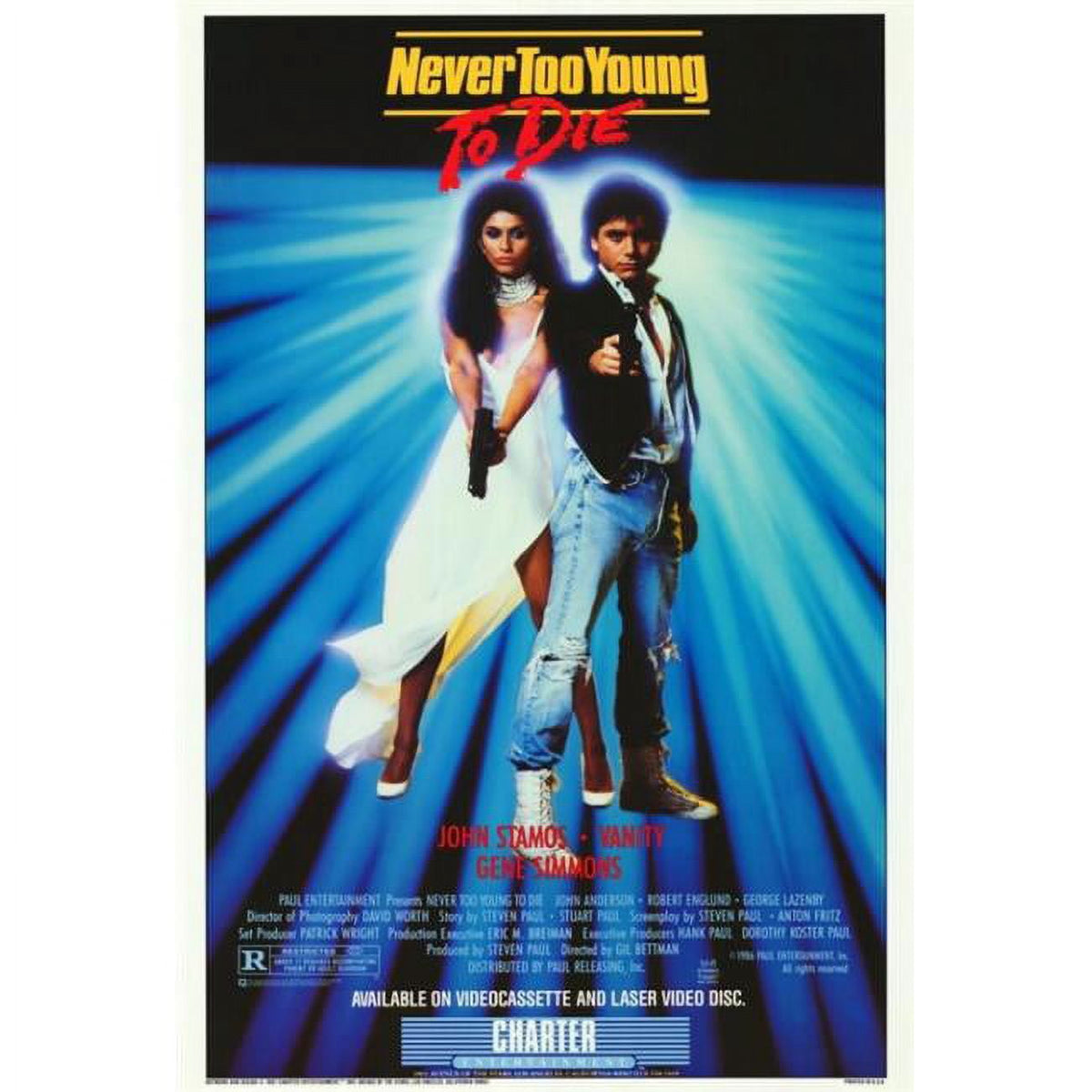 Never Too Young to Die movie poster print 27x40