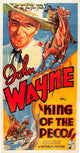 King of the Pecos 1936 Movie Poster featuring John Wayne