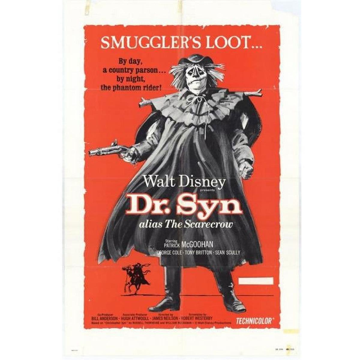 Dr. Syn Alias the Scarecrow Movie Poster Print 27x40