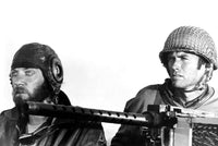 Kelly's Heroes movie poster print featuring a scene from the film.