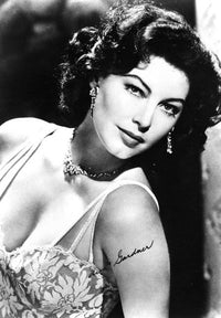 Ava Gardner signed photo print in multiple sizes