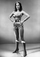 Lynda Carter Wonder Woman photo print standing with hands on hips.
