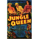 Jungle Queen Movie Poster Print in vibrant colors, size 27x40.