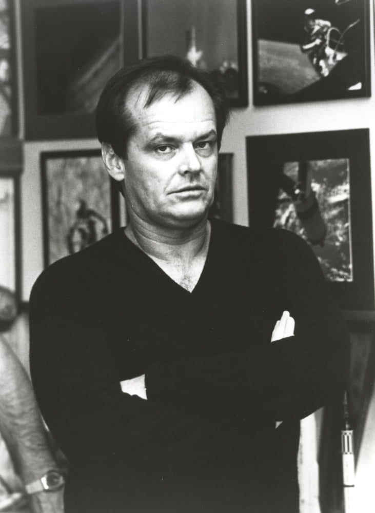 Jack Nicholson photo print with arms crossed - iconic portrait.