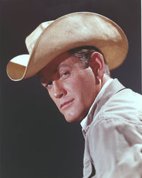 Earl Holliman portrait photo print in cowboy hat