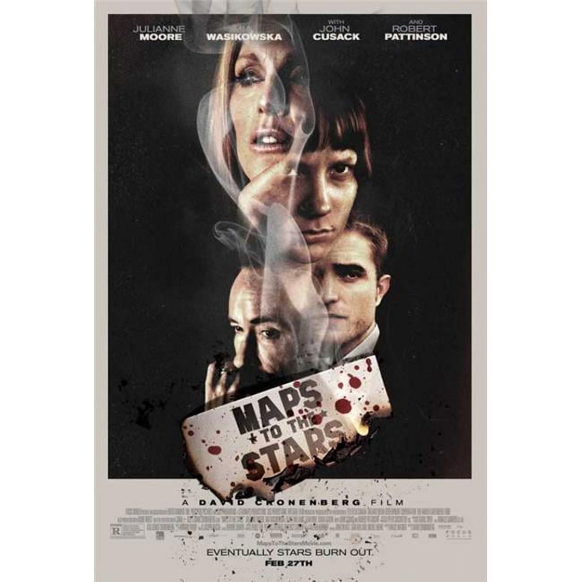 Maps to the Stars movie poster print in 11x17 size.