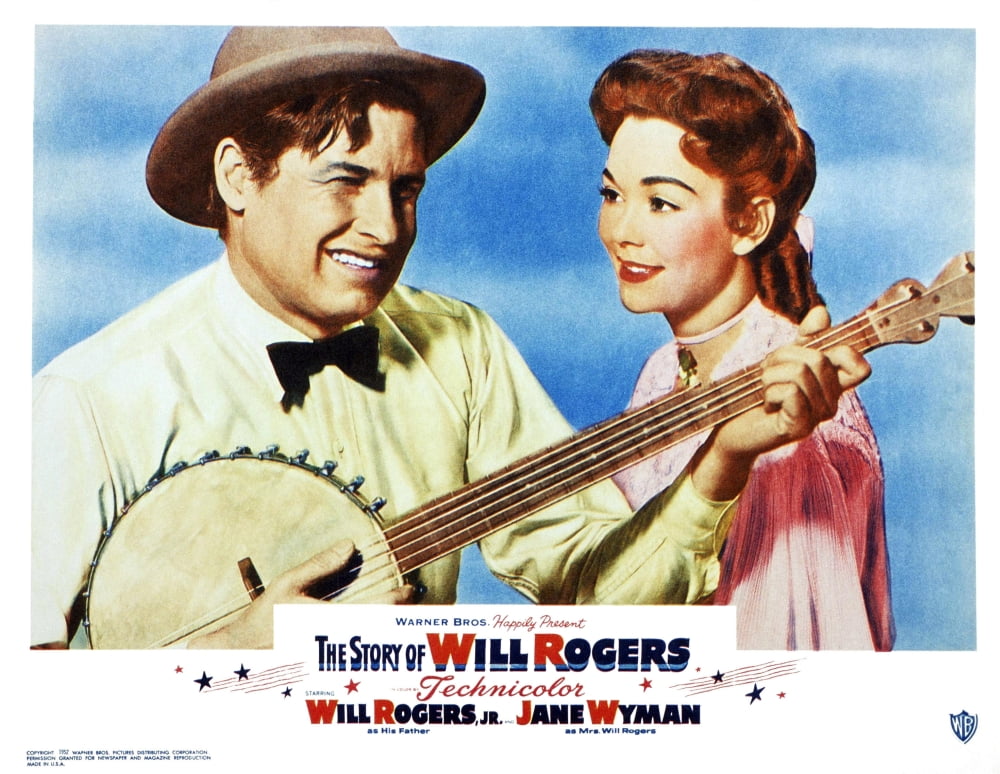 The Story of Will Rogers poster print showcasing classic Americana.