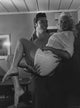 Jayne Mansfield being carried by her husband photo print