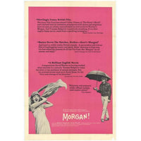 Morgan: A Suitable Case for Treatment movie poster print in 27x40 size.