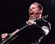 James Hetfield playing guitar photo print