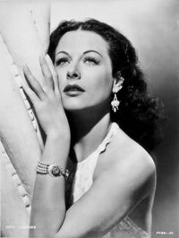 Hedy Lamarr classic photo print, vintage actress art.