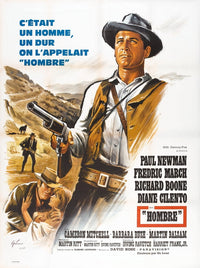 Hombre movie poster featuring Paul Newman from 1967, 11x17 print