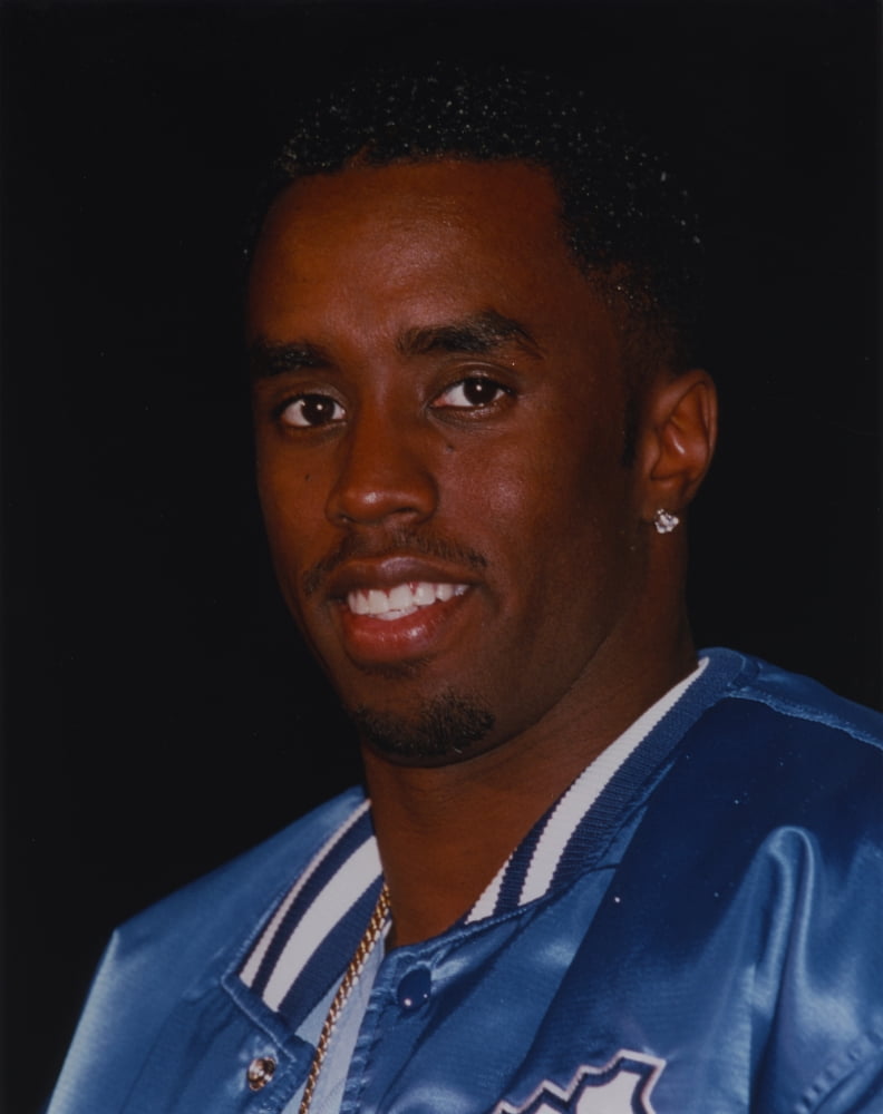 Sean Combs portrait in varsity jacket photo print