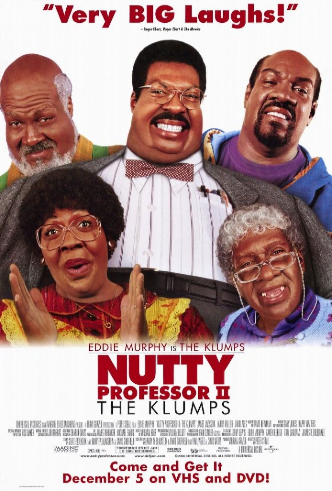 Nutty Professor 2 The Klumps Movie Poster 11x17 Print
