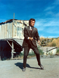 Dirty Harry movie photo print showcasing iconic film imagery.