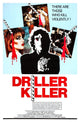 The Driller Killer movie masterprint poster by Abel Ferrara, 1979, vibrant horror art.