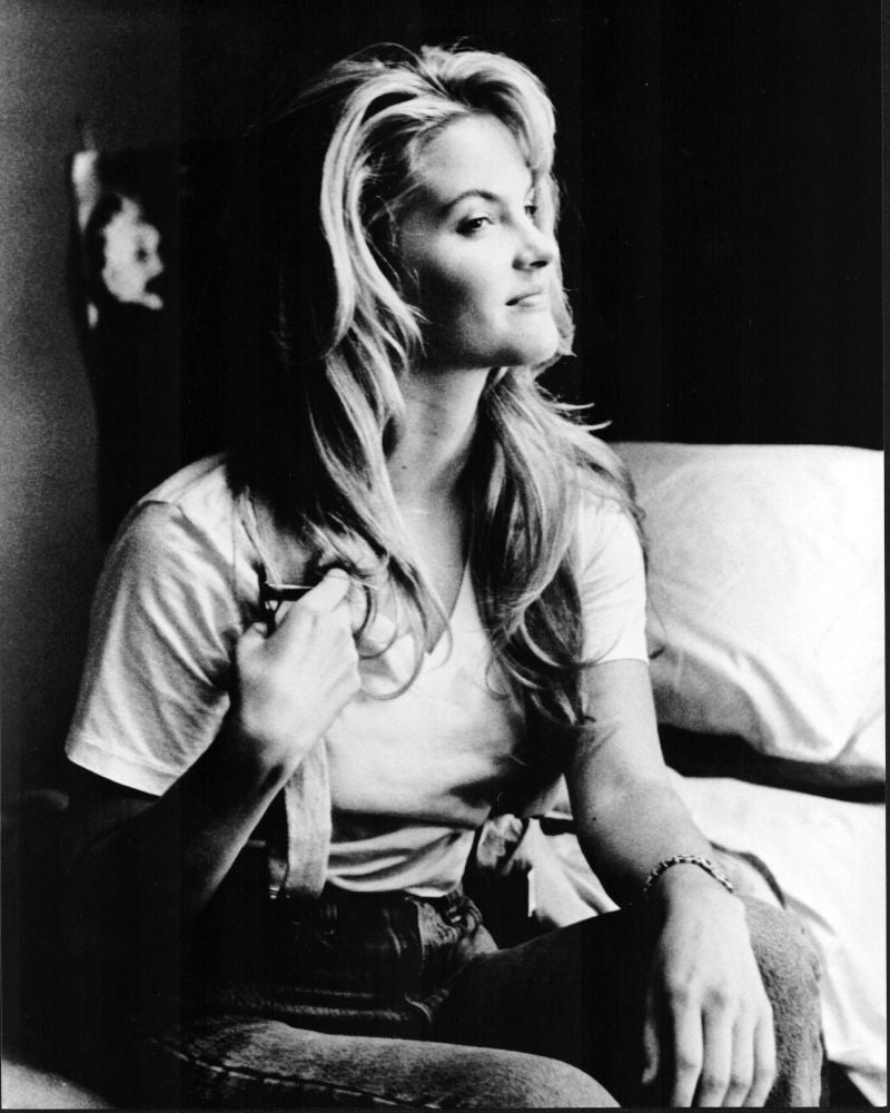 Bridgette Wilson-Sampras black and white photo print from Billy Madison