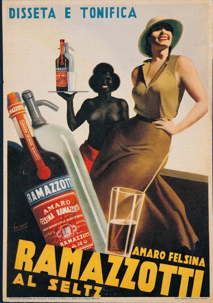 Amaro Felsina Ramazzotti vintage advertising poster print