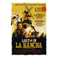 Lost in La Mancha Movie Poster 11x17 print showcasing vibrant colors and artistic design.
