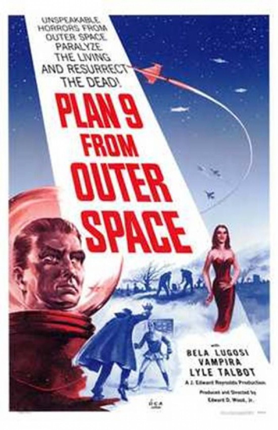 Plan 9 from Outer Space movie poster 11x17 print