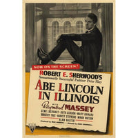 Abe Lincoln in Illinois Movie Poster Print 27x40