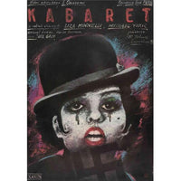 Cabaret movie poster print featuring Liza Minnelli from 1972.