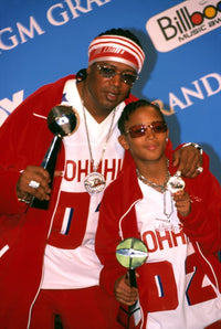 Master P and Lil' Romeo at the 2001 Billboard Awards photo print