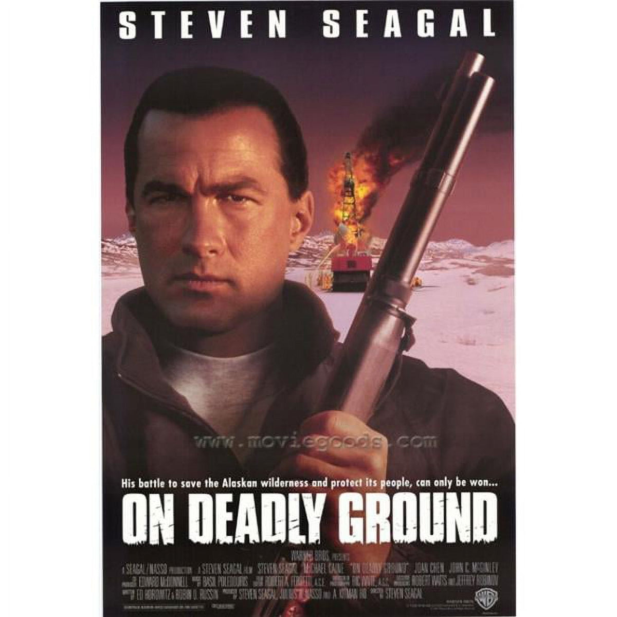 On Deadly Ground Movie Poster Print 27x40