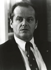 Jack Nicholson iconic photo print, available in multiple sizes.